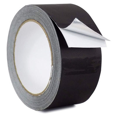 Zwartgelakte aluminiumfolietape met solvent-acryllijm