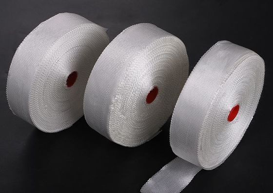 Isolatieband van wit glasstof 0,13 mm Dikte Breuksterkte ≥ 250 N/10 mm X100 mm