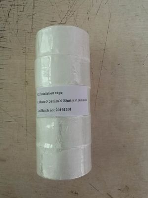 Paraffine-type niet-alkali glasvezelwit isolatieband voor elektrische stoffen
