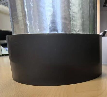 Zwarte aluminiumfolie tape met oplosmiddel acryl kleefstof