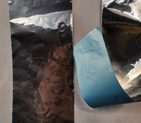 30um aluminiumfolie Plakband met Blauwe PE Voering de Toetredende en Verzegelende Kanalisatie van HVAC