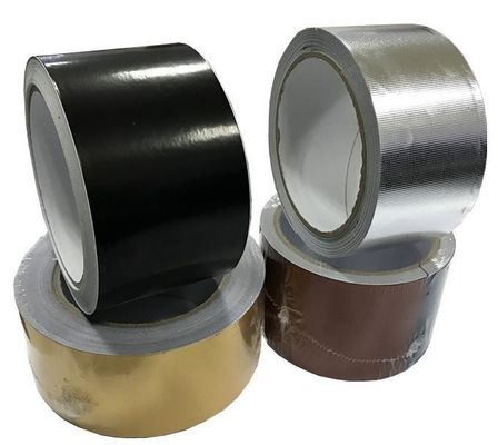 De zelf Flexibele de Buisband van Gekronkelde MPET metalliseerde polyesterfilm met oplosbaar acryl zelfklevend systeem