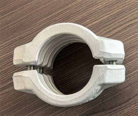 Vlekkeloos staal Precision Investment Casting hose fitting met veiligheidsklemmen