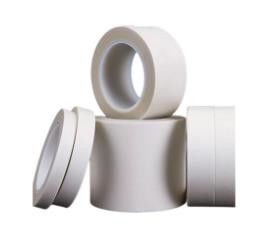 Witte kleur 25 mm PTFE isolatieband met siliconenlijm voor H-klasse temperaturen