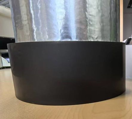 Zwarte gelakte aluminiumfolie kleefband voor FSK geconfronteerde leidingen