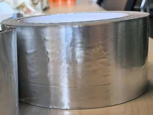 Warmtebestendige kleefband van aluminiumfolie met 15N/25mm hechting
