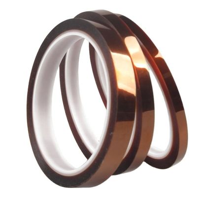 105um Dikte Polyimide Film Kleefband Hoogtemperatuur In Amber