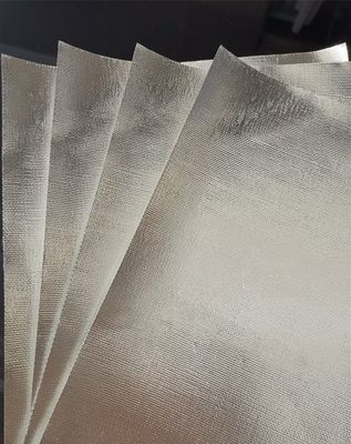 10 X 9 Mesh Aluminiumfolie Glasvezeldoek voor Superieure Hittebescherming en Isolatie