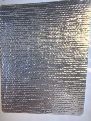 30m/50m Rolllengte Hittebestendige Isolatie Glasdoek Gelamineerd Met Aluminiumfolie Breedte 1000mm voor Industriële Toepassingen