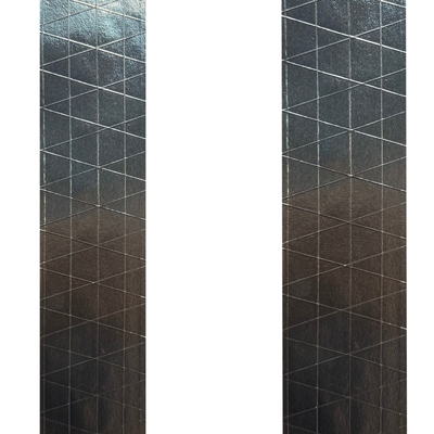 Hoogwaardige FSK-tape/folie-scrim-tape met rubber-harslijpmiddel 3-weg-scrim 170 micron voor HVAC-isolatie en industriële afdichting