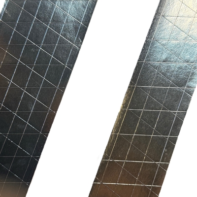 Hoogwaardige FSK-tape/folie-scrim-tape met rubber-harslijpmiddel 3-weg-scrim 170 micron voor HVAC-isolatie en industriële afdichting