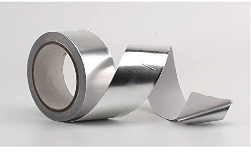 Hoogwaardige aluminiumfolie band met oplosmiddel acryllijm 80um dikte Algemene toepassing Behoud, pleistering, afdichting en maskering Toepassingen