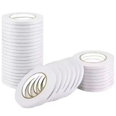 Acryllijmband op waterbasis Dubbelzijdig weefselband met PE-gecoate witte papiervrijlatingsliner