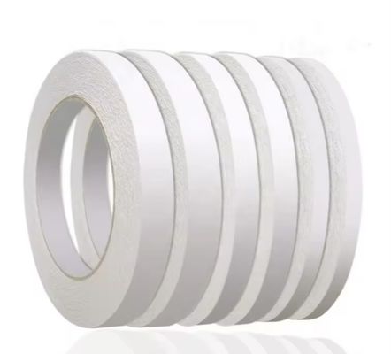 70um dikte zelfklevende dubbelzijdige tissue tape met hoogwaardige oplosmiddel-acrylkleefstof voor algemene verlijming