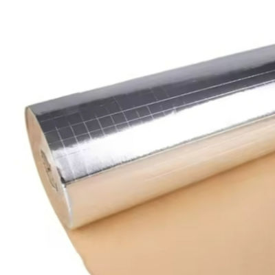 Folie-Scrim-Kraft met een tweerichtings-scrim, 60 gram kraftpapier en 95 gram basisgewicht voor isolatie-toepassingen