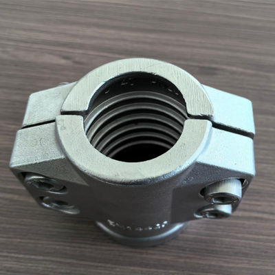 Veiligheidsklemmen voor slangfittings met bouten en moeren van roestvrij staal