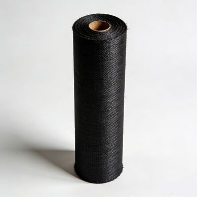 Black-Dyed Fiberglass Fabric 0.18mm Thickness Heat Resistant Insulation