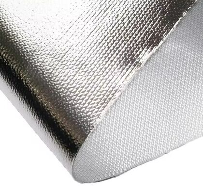 Aluminiumfolie 100% glasvezel stof 0,4 mm Dikte 100 cm Breedte