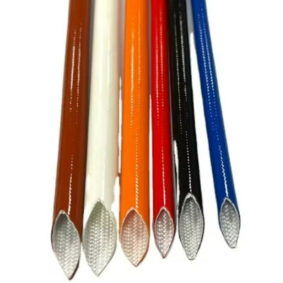 Silicone gelakt glasvezel isolerende mouw met 0,5 ~ 25 mm buitendiameter
