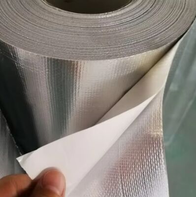 Aluminiumfolie glasdoektape 170 micron dikte met oplosmiddel acrylkleefstof