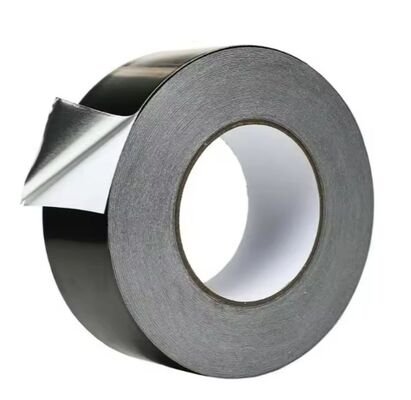 Zwarte aluminiumfolie tape met oplosmiddel acryl kleefstof