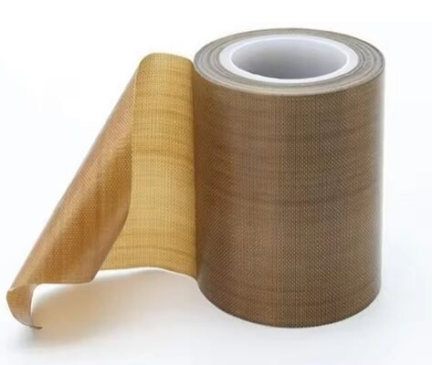 Met glasvezel versterkte PTFE-tape - antiaanbaklaag op hoge temperatuur voor hitteafdichting