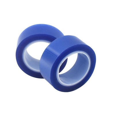 Blauwe kleur PET-stofband Silicone drukgevoelige kleefstoffen B-klasse