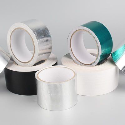 Witte Zwarte Gelakte Aluminiumfolie Plakband voor het Verzegelen van Verbindingen
