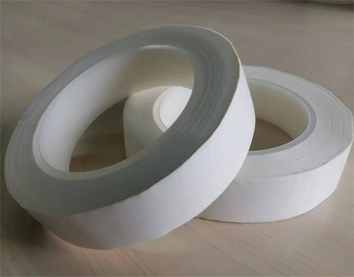 7.5N/cm Kleefsterkte Witte Aramid Papier Isolatie Tape 0.10mm Voor elektrische toepassingen